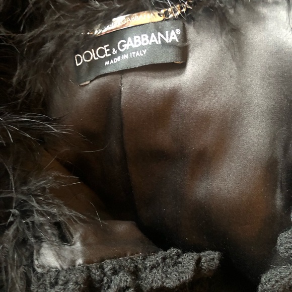 Dolce & Gabbana feather trimmed jacket - Picture 3 of 4